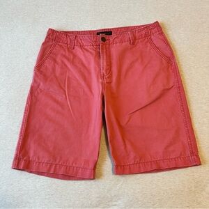 Aeropostale Men's Coral Flat Front Shorts
